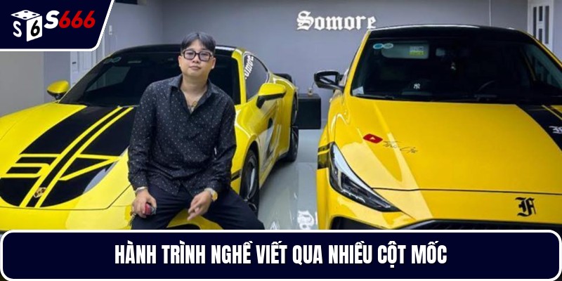 Hành trình nghề viết qua nhiều cột mốc